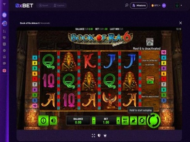 0xbet casino inloggen