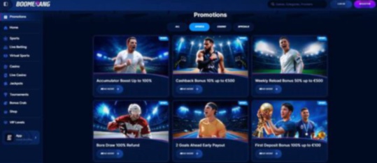 Boomerang Casino inloggen