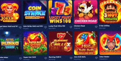 Carlospin casino interface