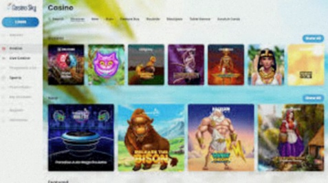 Casinosky casino interface